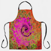 Abstrakt Retro Liquid Swirl Schürze (Vorderseite)