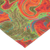 Abstrakt Retro Liquid Swirl Tischdecke (Schrägansicht)