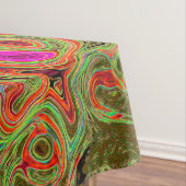 Abstrakt Retro Liquid Swirl Tischdecke (Beispiel)
