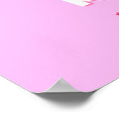 Abstrakt Retro Weihnachten Rosa Feiertag Dekoratio Poster (Ecke)