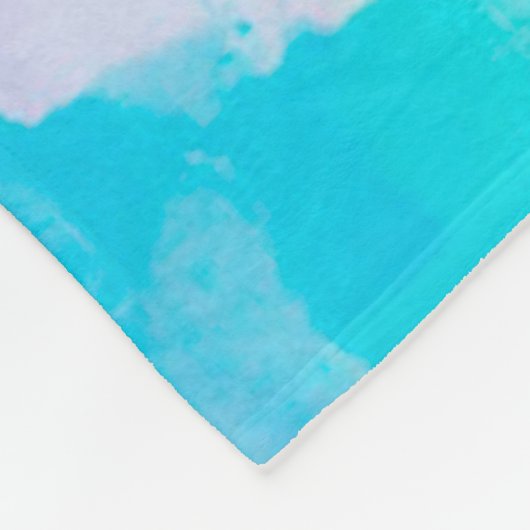 Abstrakt Rhino Fleecedecke (Ecke)