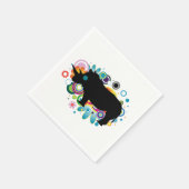 Abstrakt Rhino Paper Napkins Serviette (Ecke)