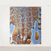 Abstrakt Rock Pool Tapestry Wandteppich (Vorderseite)
