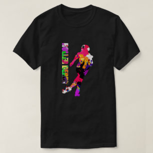 Abstrakt Roller Derby T - Shirt