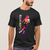 Abstrakt Roller Derby T - Shirt (Vorderseite)