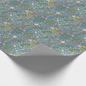 Abstrakt romantisches Muster mit Cartoon Geschenkpapier (Ecke)