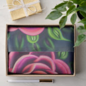 Abstrakt Romantisches Rosenblühen Seidenpapier (Geschenk)