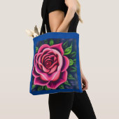 Abstrakt Romantisches Rosenblühen Tasche (Von Nahem)