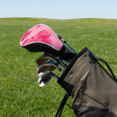Abstrakt Rosa auf Rosa Golf Headcover (In SItu)