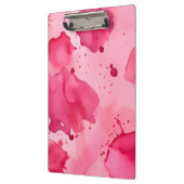 Abstrakt Rosa auf Rosa Klemmbrett (Links)