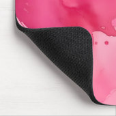 Abstrakt Rosa auf Rosa Mousepad (Ecke)