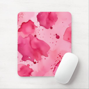 Abstrakt Rosa auf Rosa  Mousepad