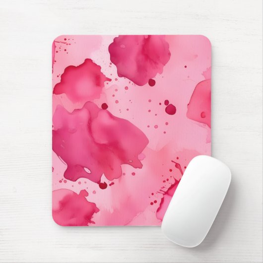 Abstrakt Rosa auf Rosa Mousepad (Mit Mouse)