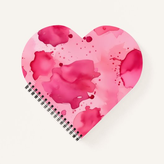 Abstrakt Rosa auf Rosa  Notizblock (Vorderseite)