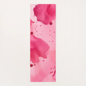 Abstrakt Rosa auf Rosa Yogamatte (Rückseite)