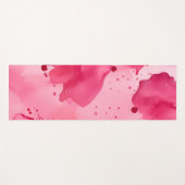 Abstrakt Rosa auf Rosa Yogamatte (Vorderseite (Horizontal))