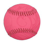 Abstrakt rosa Baseball (Vorderseite)