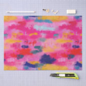 Abstrakt rosa, fröhlich und lebendig seidenpapier (Handwerk)