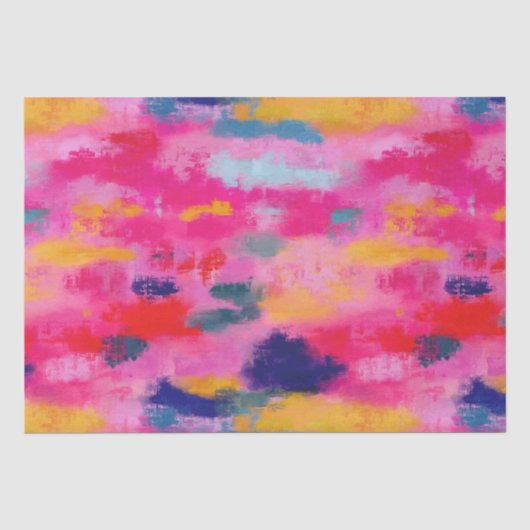 Abstrakt rosa, fröhlich und lebendig seidenpapier (Vorderseite)