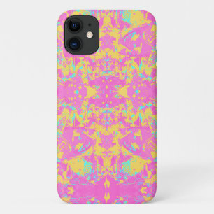Abstrakt rosa Gelb Ausschließliches Muster Case-Mate iPhone Hülle