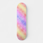 Abstrakt rosa Gelb und Lila Skateboard (Vorne)