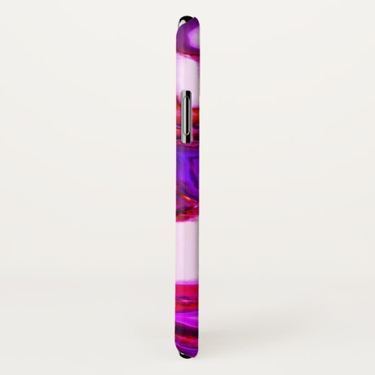 Abstrakt rosa Geodmuster Case-Mate iPhone Hülle (Hinten/Rechts)