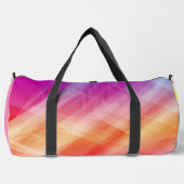 Abstrakt rosa geometrischer Hintergrund Duffle Bag (Vorderseite)