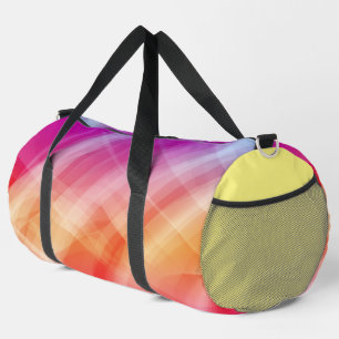 Abstrakt rosa geometrischer Hintergrund Duffle Bag