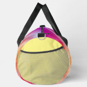 Abstrakt rosa geometrischer Hintergrund Duffle Bag (Rechts)