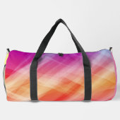 Abstrakt rosa geometrischer Hintergrund Duffle Bag (Rückseite)