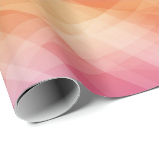 Abstrakt rosa geometrischer Hintergrund Geschenkpapier (Rolleneckpunkt)