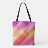 Abstrakt rosa geometrischer Hintergrund Tasche (Rückseite)