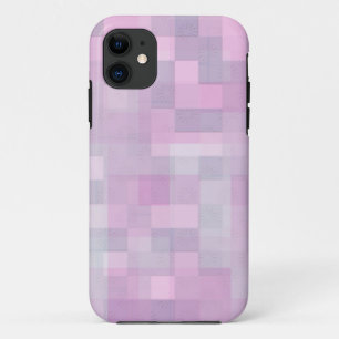 Abstrakt-rosa-graues Mosaikmuster Case-Mate iPhone Hülle