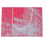 Abstrakt rosa große geschenktüte (Vorderseite)