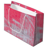 Abstrakt rosa große geschenktüte (Vorderseite Schrägansicht)