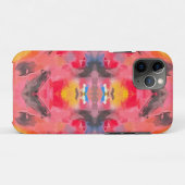 Abstrakt Rosa Kaleidoskop Case-Mate iPhone Hülle (Rückseite (Horizontal))