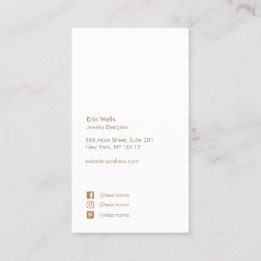 Abstrakt rosa Lavendel Wasserfarbe Visitenkarte (Rückseite)