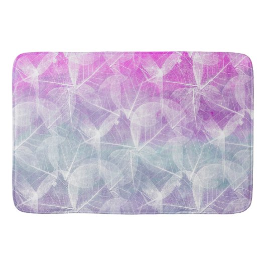 Abstrakt rosa lila Design 45 Badematte (Vorderseite)