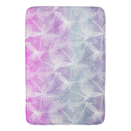 Abstrakt rosa lila Design 45 Badematte (Vorderseite Vertikal)