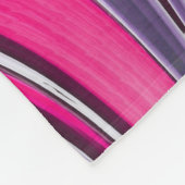 Abstrakt rosa Lila Fraktal Fleecedecke (Ecke)
