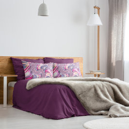 Abstrakt rosa Lila Fraktal Kissenbezug