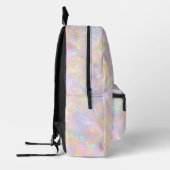 abstrakt rosa lila-gelbe Opal Bedruckter Rucksack (Links)