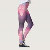 Abstrakt rosa Lila grau laufende Joggen Pants Leggings (Rechts)