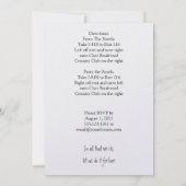 Abstrakt-rosa-Lila-grüne Vogelgrippe-Wirbel Post W Einladung (Rückseite)