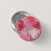 Abstrakt Rosa Lila Weiß Moderne Farben Button (Vorne & Hinten)