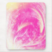 Abstrakt rosa Lüstern und Glühwürmchen Mousepad (Vorne)