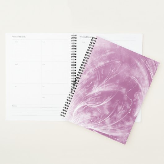 Abstrakt rosa Lüstern und Glühwürmchen Planer (Anzeige)