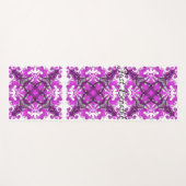 Abstrakt-rosa Mandala, psychedelischer Schmetterli Yogamatte (Vorderseite (Horizontal))