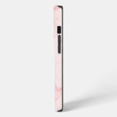 Abstrakt rosa Marmor iPhone Hülle (Linke Seite)
