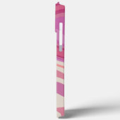 Abstrakt rosa Moderne Wirbel Spaß Case-Mate iPhone Hülle (Rückseite / Links)